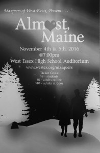 "Almost, Maine" is a play about different people in a small town who fall in love.